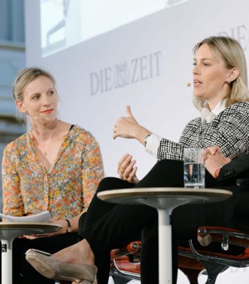 Julia Sperling und Anastassia Lauterbach auf dem ZEIT-Wirtschaftsforum
